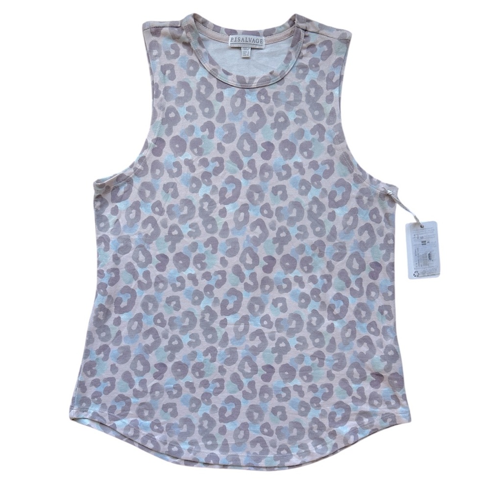 PJ Salvage Leopard Love Tank Size Small NWT
